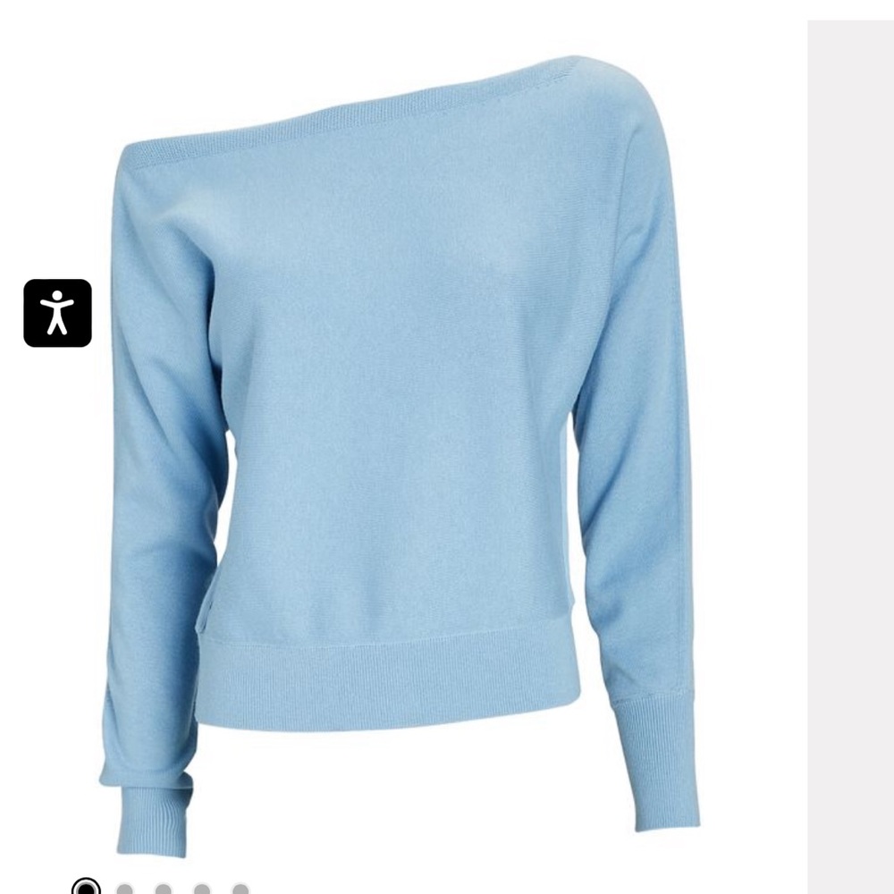 blue sweater
